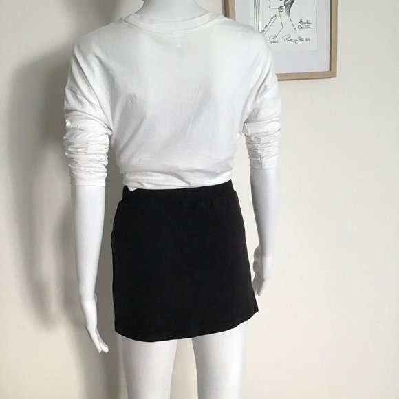 Moschino Teen black & white mini skirt / XS-S - Picture 7 of 8